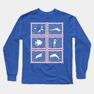 Stamp of Ocean Life Long Sleeve T-Shirt